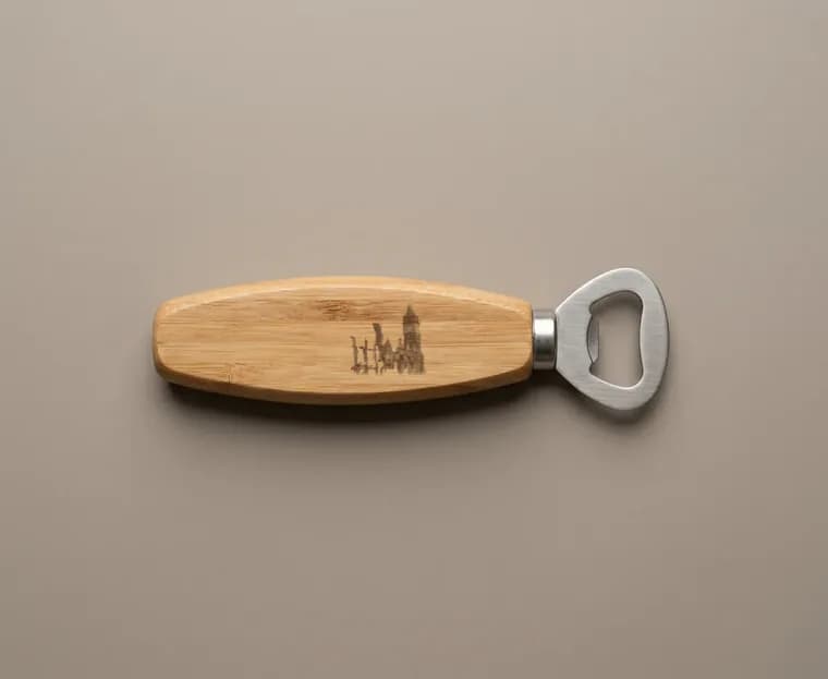 Bamboo Bottle Opener, unmarked