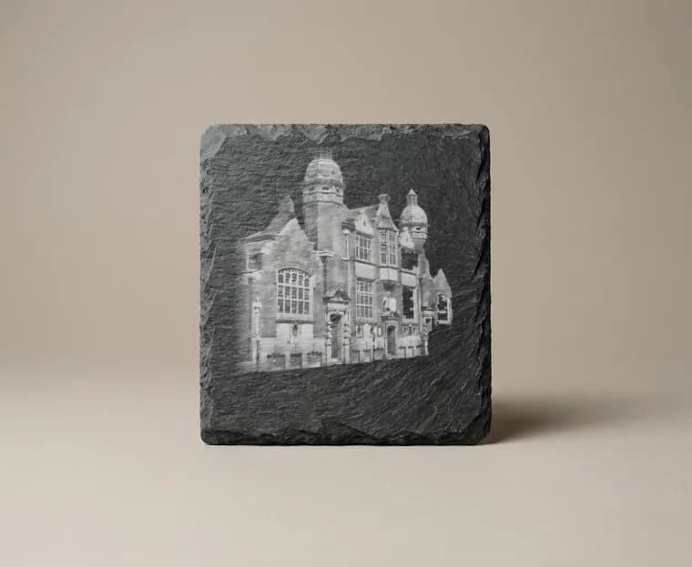 Slate Coaster, Square, unmarked