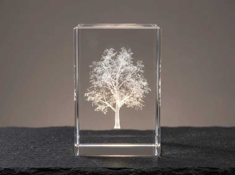 Small Standing Crystal, unmarked