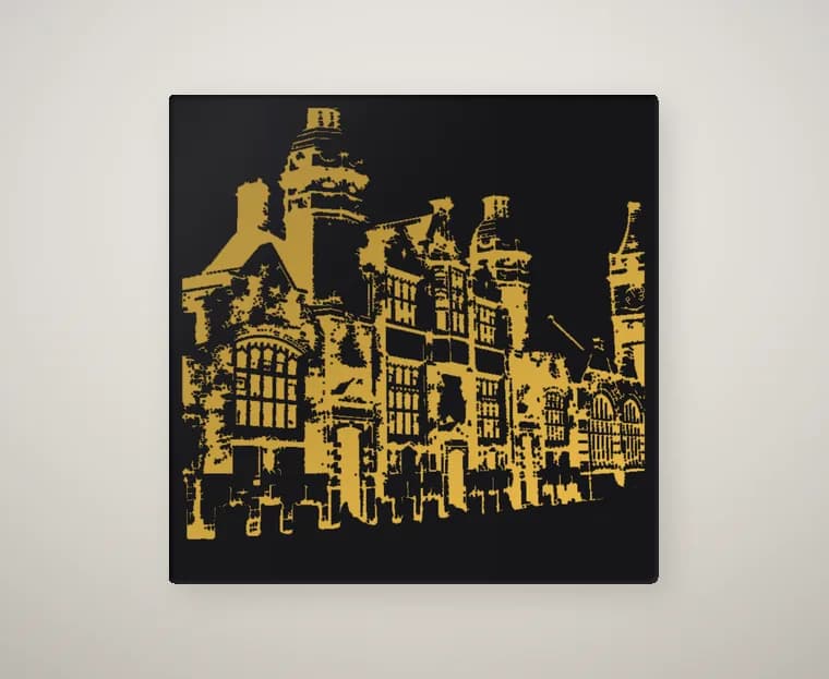 Painted Tile, 150 mm, unmarked