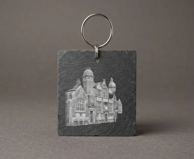 Slate Keyring, unmarked