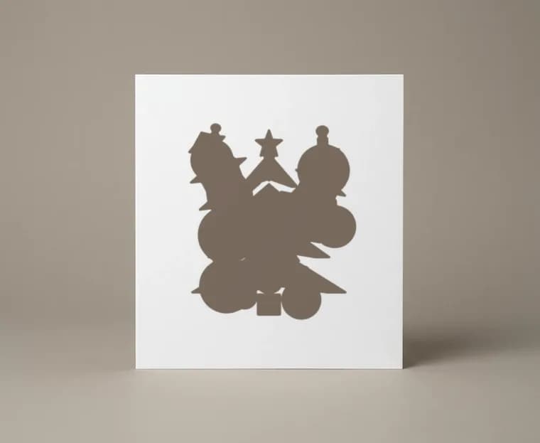 Christmas Stencil Set, unmarked