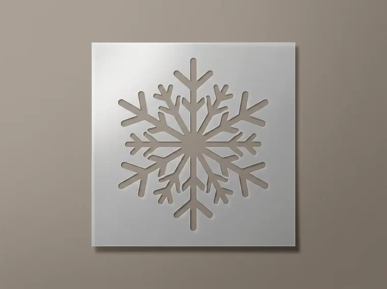 Photo Stencil, Mylar, 150 mm, unmarked