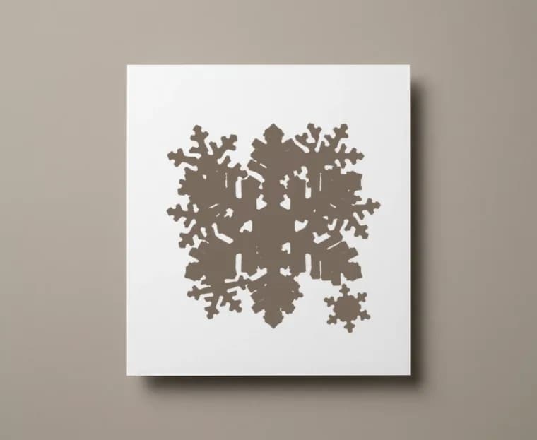 Snow Stencil Set, unmarked