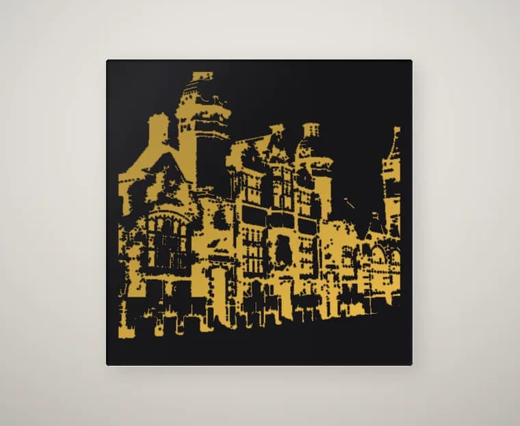 Painted Tile, 100 mm, unmarked